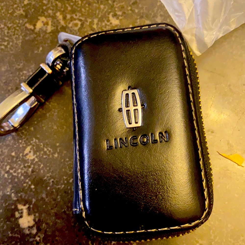 Key fob leather holders for Chevy, Lincoln and Mercedes vehicles